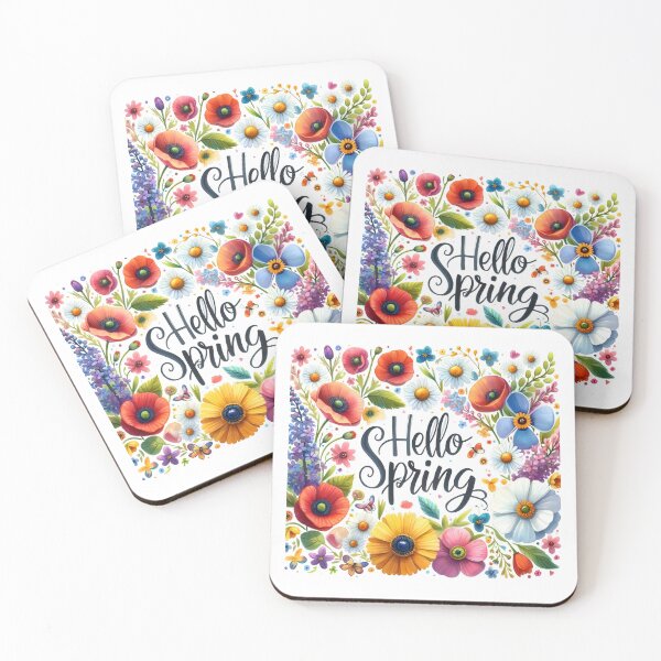 Item preview, Vibrant Spring Greetings: Whimsical Flower Art designed and sold by KNAA.