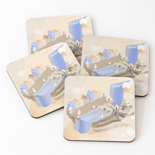Item preview, Serene Amsterdam illustration Light 2 designed and sold by mirforlove.