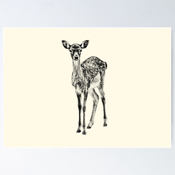 Item preview, Fallow deer fawn designed and sold by Guardi71.