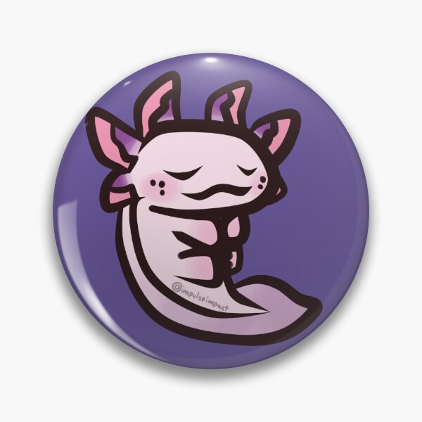 Item preview, pink axolotl a designed and sold by IMPULSEimpact.