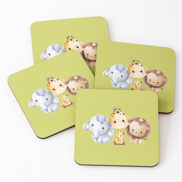 Item preview, Safari Squad: Kawaii Wildlife Collection designed and sold by Wise-Geek.
