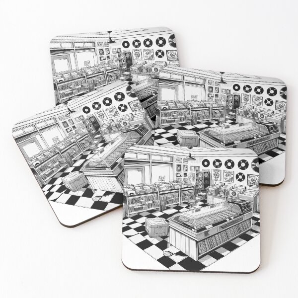 Item preview, Record shop designed and sold by OldSchoolRetro.
