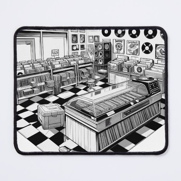 Item preview, Record shop designed and sold by OldSchoolRetro.