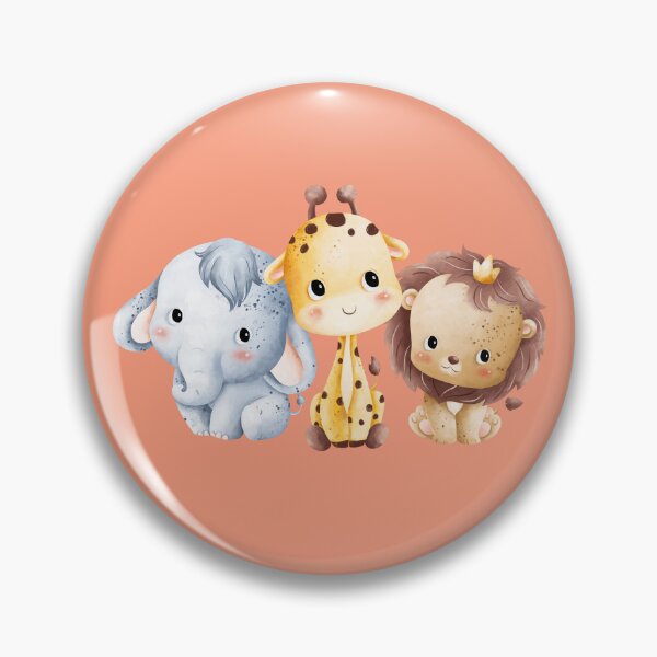 Item preview, Safari Squad: Kawaii Wildlife Collection designed and sold by Wise-Geek.