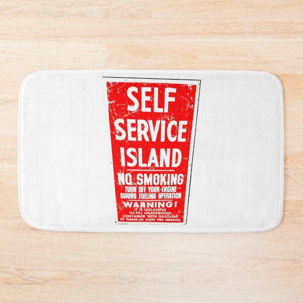 Item preview, Self Service Gas Station Island Sign, No Smoking Sign designed and sold by BubbaCommerce.