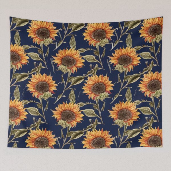 Item preview, Floral Pattern, Baroque Sunflowers designed and sold by Cr320.
