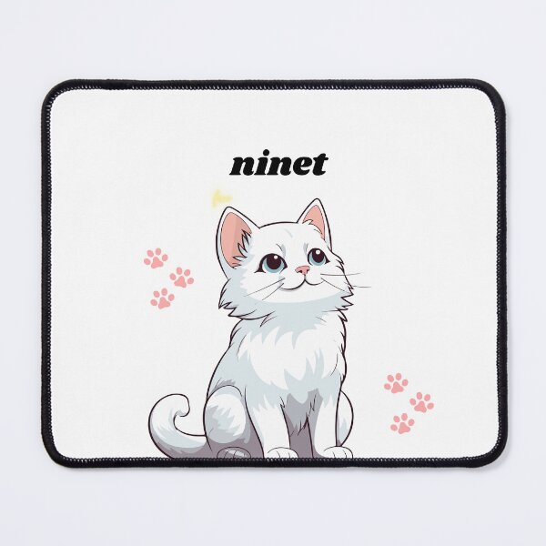 Item preview, ninet blanch cat designed and sold by nabilshopp.