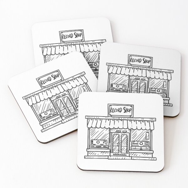 Item preview, Record shop designed and sold by OldSchoolRetro.