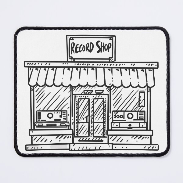 Item preview, Record shop designed and sold by OldSchoolRetro.