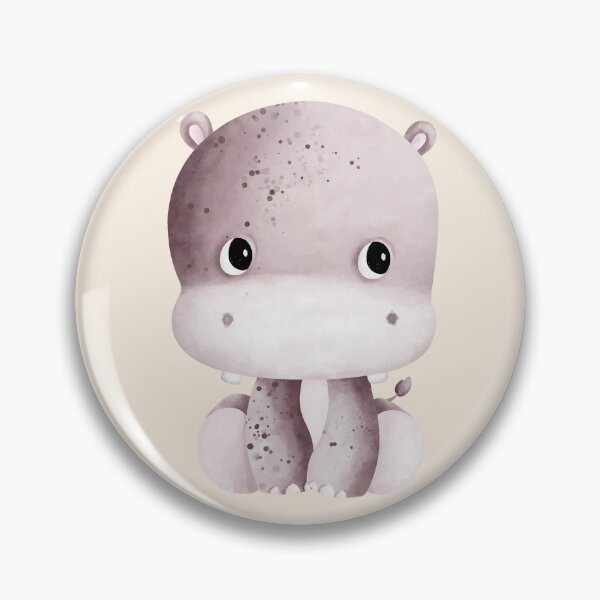 Item preview, Hippo Harmony: Kawaii Hippo Collection designed and sold by Wise-Geek.