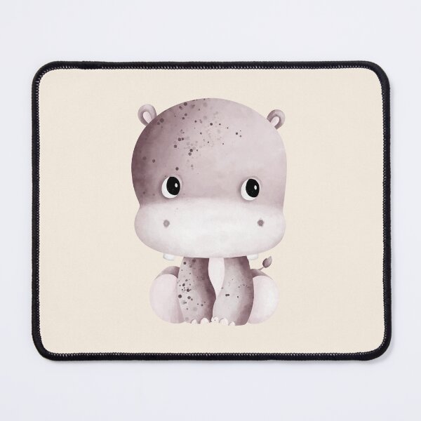 Item preview, Hippo Harmony: Kawaii Hippo Collection designed and sold by Wise-Geek.