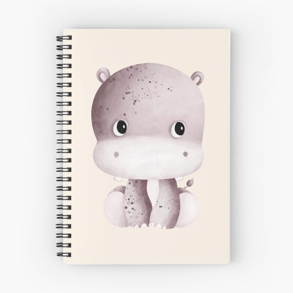 Item preview, Hippo Harmony: Kawaii Hippo Collection designed and sold by Wise-Geek.