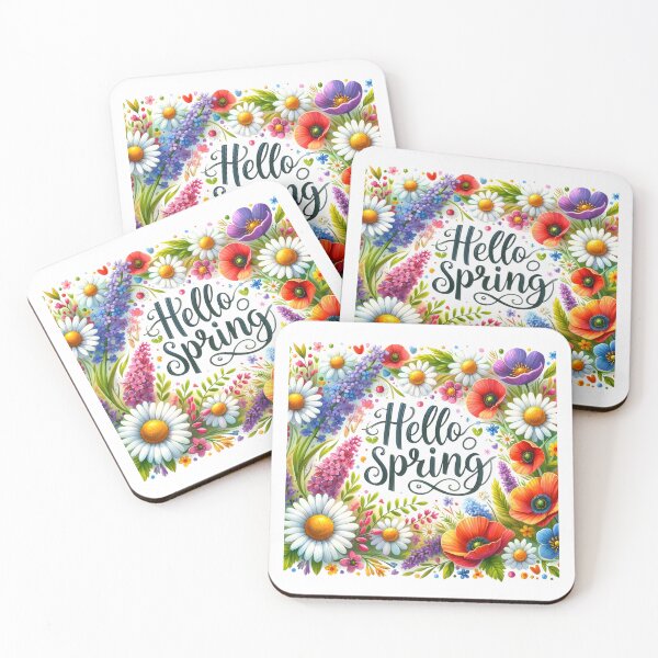 Item preview, Cheerful Spring Welcome: Colorful Floral Art designed and sold by KNAA.