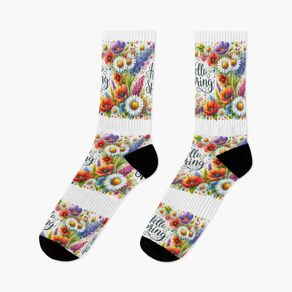 Item preview, Cheerful Spring Welcome: Colorful Floral Art designed and sold by KNAA.