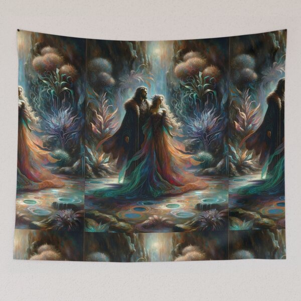 Item preview, Hades and Persephone mystical garden designed and sold by Truck Stop One.