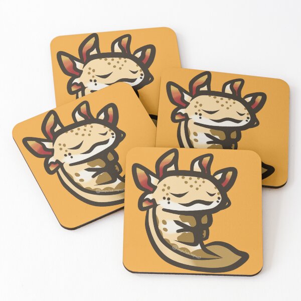 Item preview, yellow axolotl designed and sold by IMPULSEimpact.
