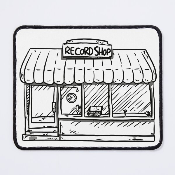 Item preview, Record shop designed and sold by OldSchoolRetro.