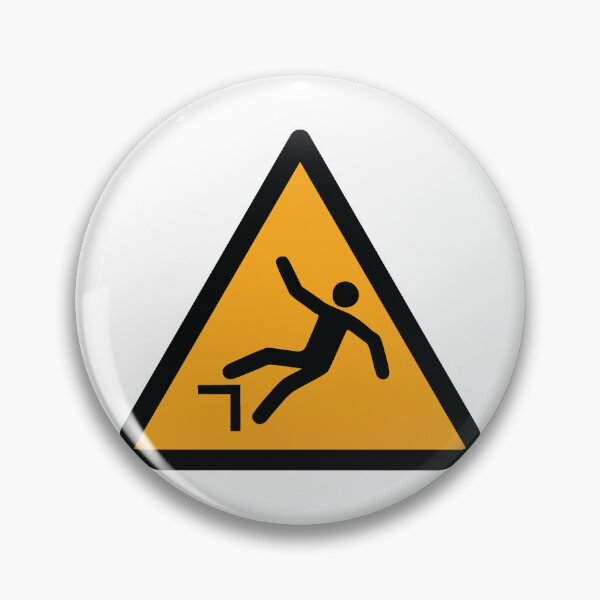 Item preview, Warning: Fall Hazard! designed and sold by Tunelesspaper.