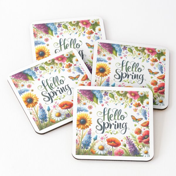 Item preview, Joyful Spring Greeting: Whimsical Floral Art designed and sold by KNAA.