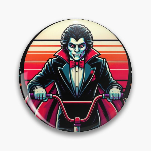 Item preview, BMX Vampire: Fangs on Wheels - Shredding the Night Graphic designed and sold by SpookshowDesign.