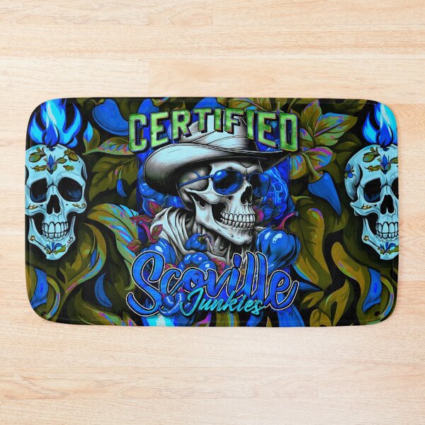 Item preview, Certified Scoville Junkies: Skulls Grinning Through the Habanero Haze [Full - Lapis] designed and sold by SuriyaArts.