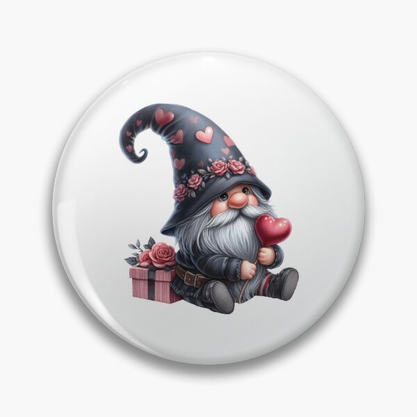 Item preview, Black Valentine Gnome  designed and sold by formanienazarty.