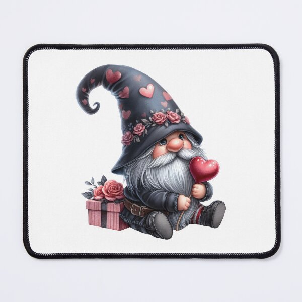 Item preview, Black Valentine Gnome  designed and sold by formanienazarty.
