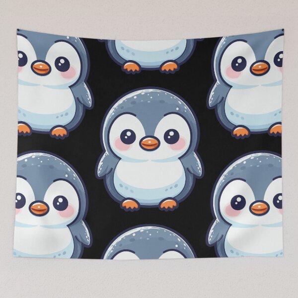 Item preview, Charming Penguin Waddle designed and sold by ArtfulWeave.