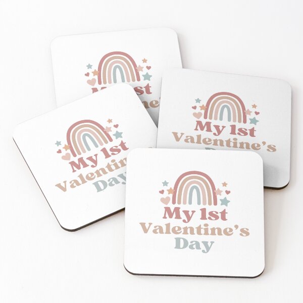 Item preview, Adorable Valentine's Day Gifts Boho Rainbow Design My 1st Valentine´s Day designed and sold by TheVirtualSpace.