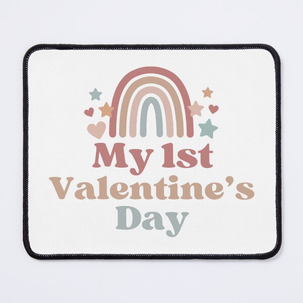 Item preview, Adorable Valentine's Day Gifts Boho Rainbow Design My 1st Valentine´s Day designed and sold by TheVirtualSpace.