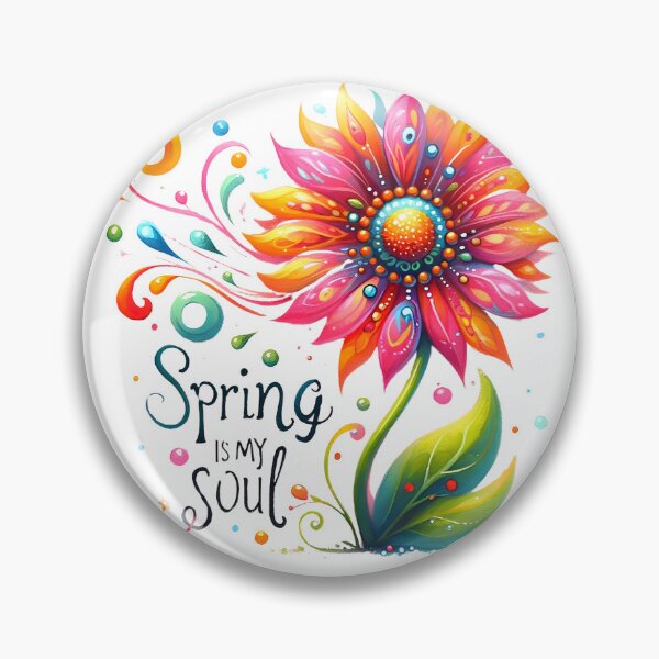 Item preview, Spring Spirit: Whimsical Floral Art designed and sold by KNAA.