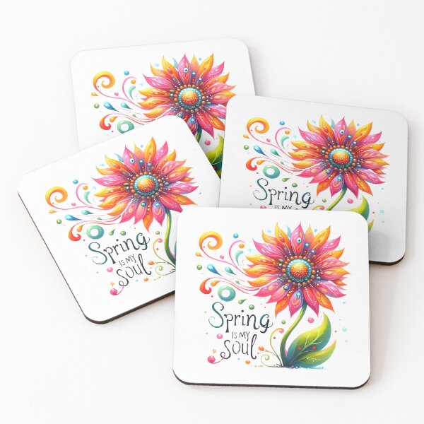 Item preview, Spring Spirit: Whimsical Floral Art designed and sold by KNAA.