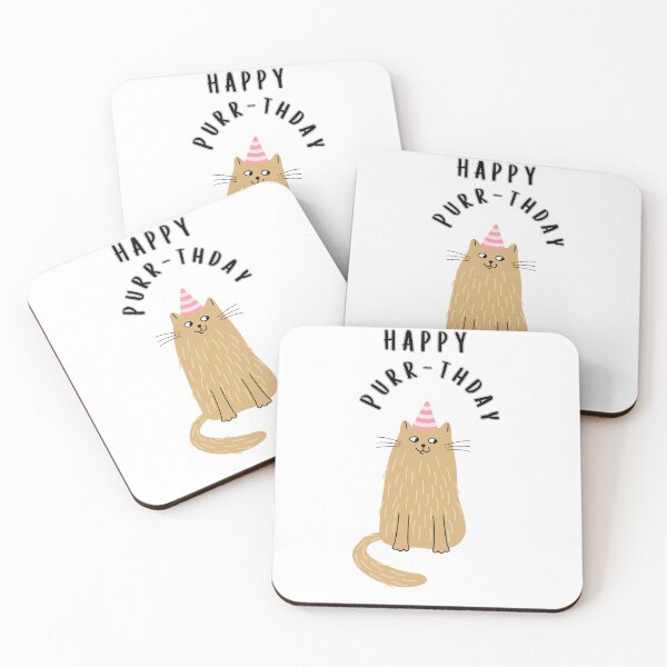 Item preview, Happy Purr-Thday  designed and sold by OthmanDesayni ⭐⭐⭐⭐⭐.