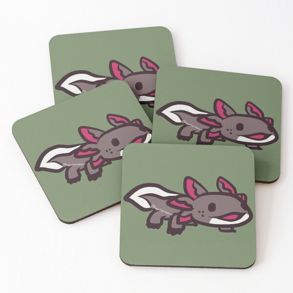 Item preview, brown axolotl b designed and sold by IMPULSEimpact.