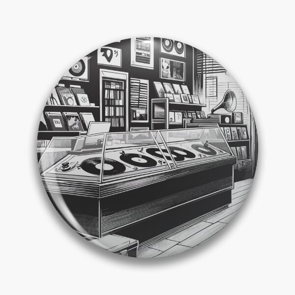 Item preview, Record shop designed and sold by OldSchoolRetro.