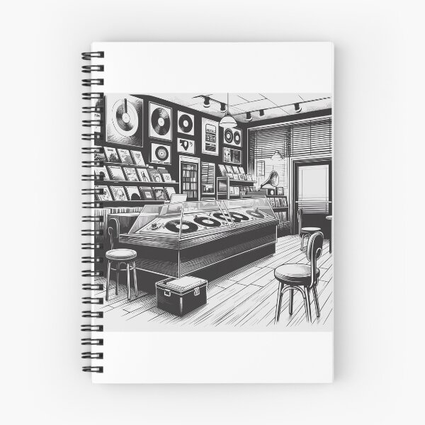 Item preview, Record shop designed and sold by OldSchoolRetro.