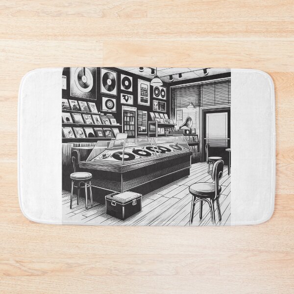 Item preview, Record shop designed and sold by OldSchoolRetro.