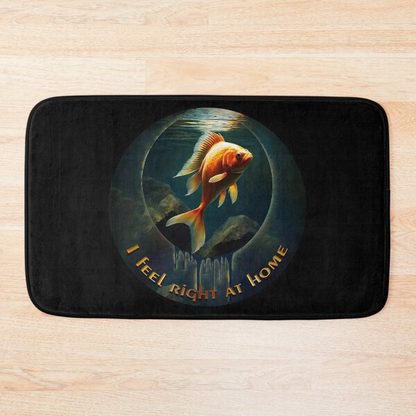 Item preview, GOLD FISH, I feel right at home designed and sold by CrisMor-Art.