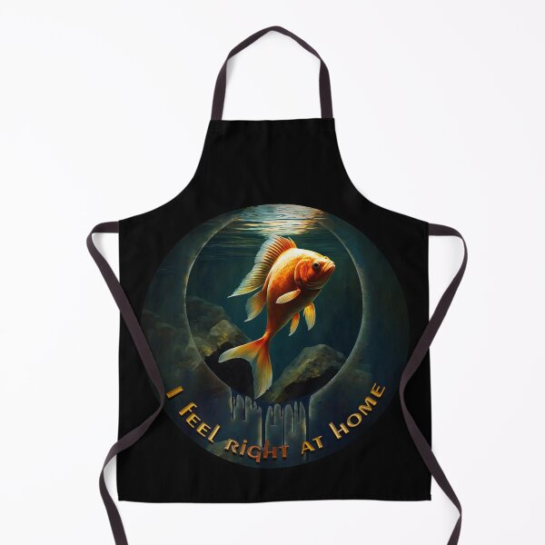Item preview, GOLD FISH, I feel right at home designed and sold by CrisMor-Art.