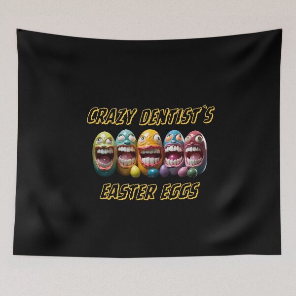 Item preview, Crazy dentist`s Easter eggs  . Funny gift for friends. designed and sold by Krzysztof Siwek.