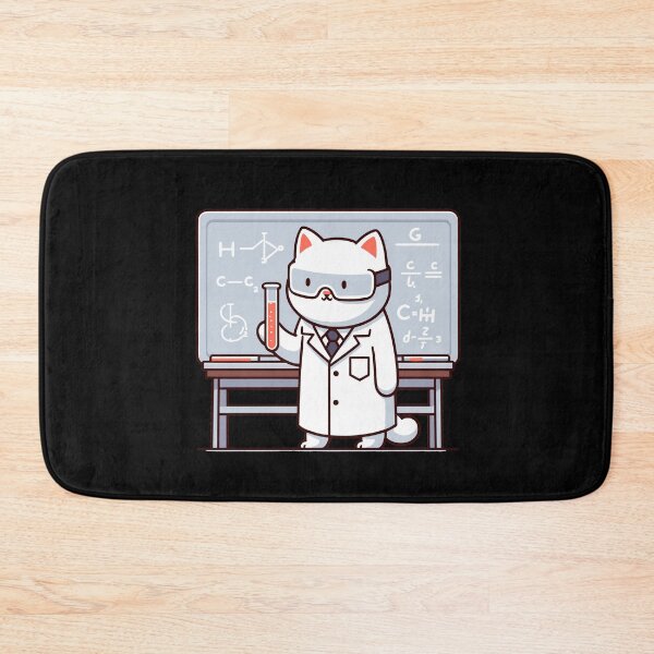 Item preview, Scientist Cat, labolatory  med student cation designed and sold by CyfroweMysli.