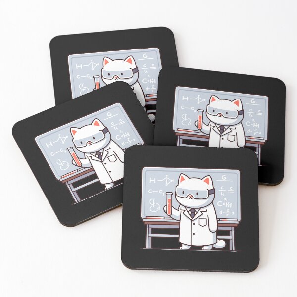 Item preview, Scientist Cat, labolatory  med student cation designed and sold by CyfroweMysli.
