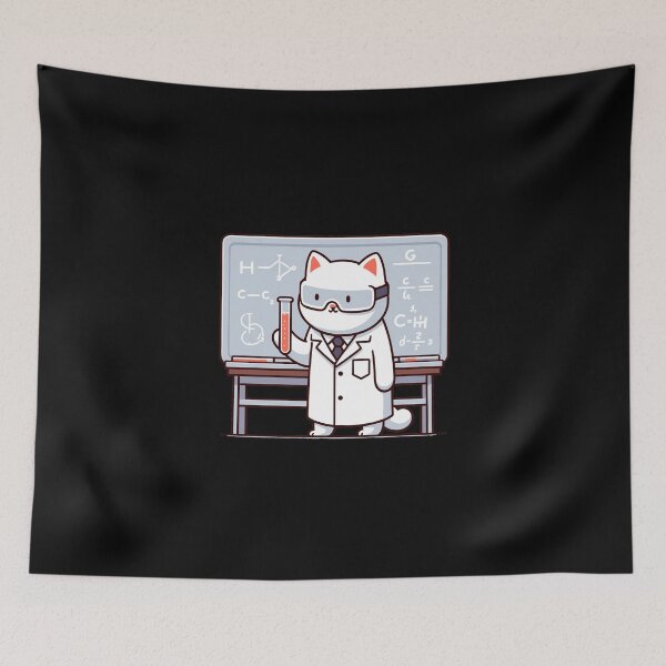 Item preview, Scientist Cat, labolatory  med student cation designed and sold by CyfroweMysli.