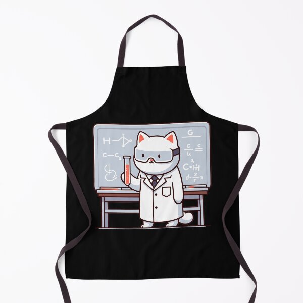 Item preview, Scientist Cat, labolatory  med student cation designed and sold by CyfroweMysli.