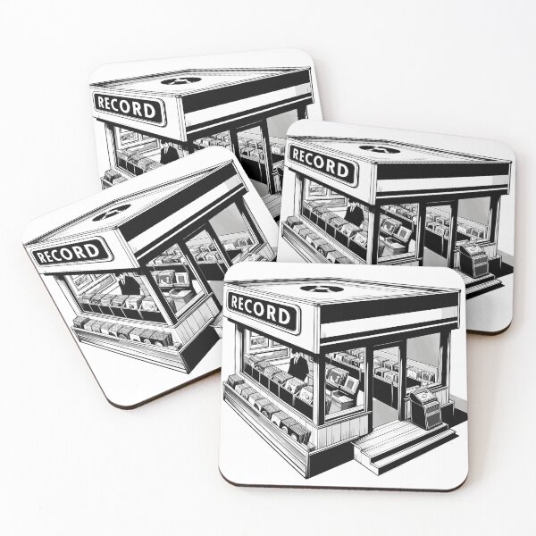Item preview, Record shop designed and sold by OldSchoolRetro.