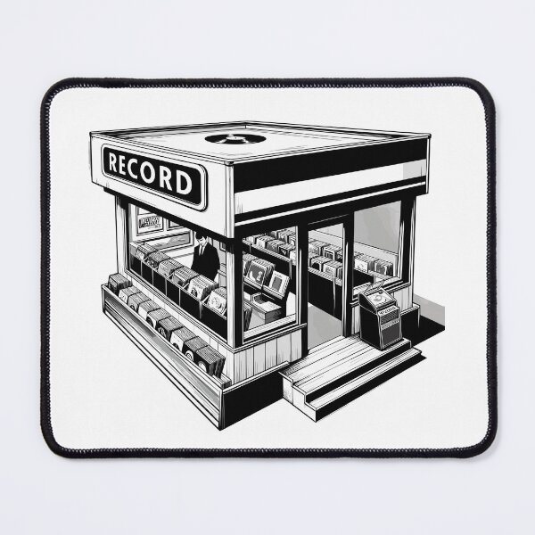 Item preview, Record shop designed and sold by OldSchoolRetro.