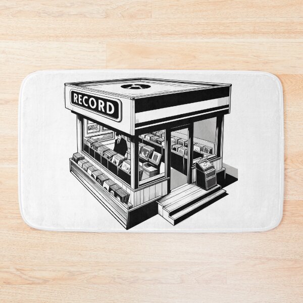 Item preview, Record shop designed and sold by OldSchoolRetro.