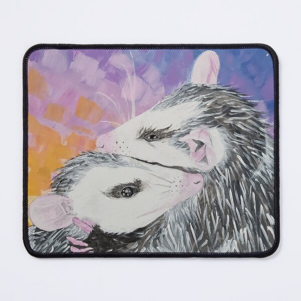 Item preview, Siblings, Opossum Painting designed and sold by Joyful Chaos Art.