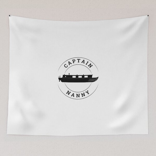 Item preview, Captain Nanny (blk-blk) designed and sold by canal-arts.