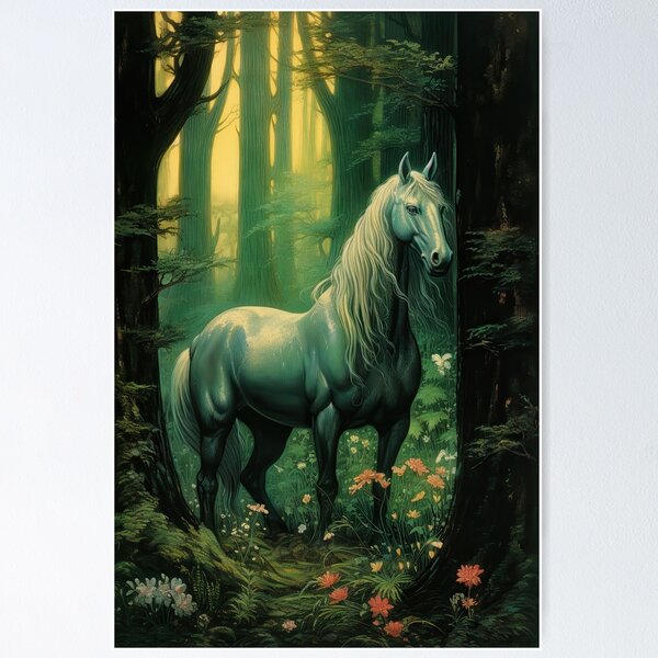 Item preview, The White Stallion of Rhiannon designed and sold by OccultDreams.
